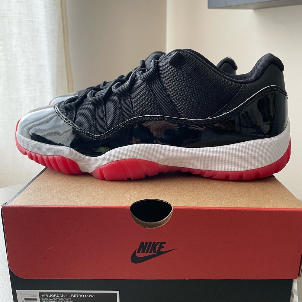 Jordan Retro Low Black and Red Men's Shoes